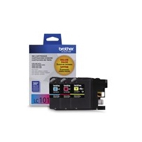 Brother LC1013PKS 3-Pack of Innobella  Colour Ink Cartridges, Standard Yield (1 each of Cyan, Magenta, Yellow)
