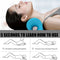 Oreiller de massage du cou cou épaule dispositif de traction chiropratique cervicale oreiller de massage pour soulager la douleur masseur de cou du corps