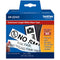 Brother DK2243 Original Continuous Length Paper Tape, 101mm (4"), Black on White