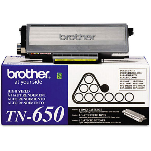 Brother® – Cartouche de toner TN-650 noire rendement élevé (TN650) - S.O.S Cartouches inc.