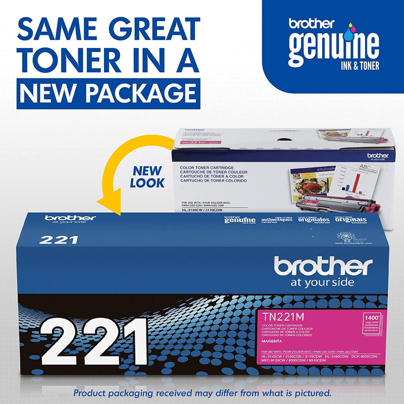 Brother® – Cartouche de toner TN-221 magenta rendement standard (TN221M)