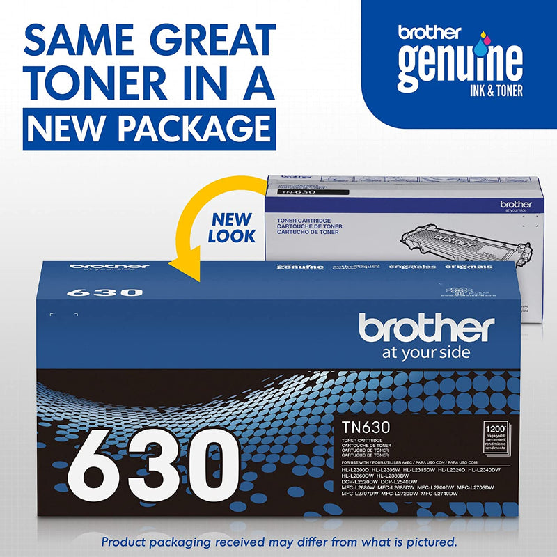 Brother® – Cartouche de toner TN-630 noire rendement standard (TN630)