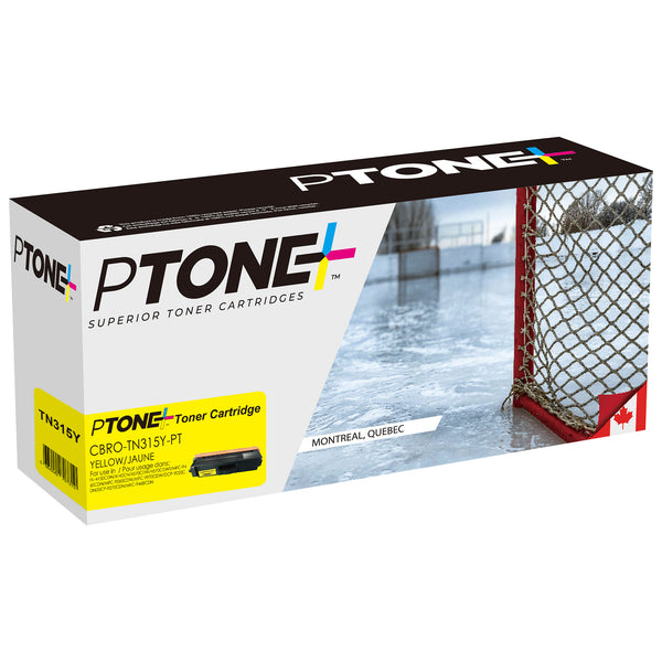 Ptone® – Cartouche toner TN-315 jaune rendement élevé (TN315Y) – Qualité Supérieur. - S.O.S Cartouches inc.