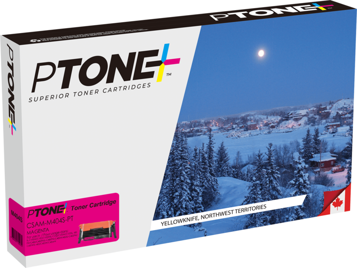 Ptone® – Cartouche toner CLT-M404S magenta rendement standard (CLTM404) – Qualité Supérieur. - S.O.S Cartouches inc.