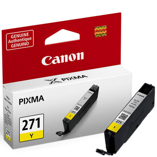 Canon® – Cartouche de toner CLI-271 jaune rendement stadanrd (0393C001) - S.O.S Cartouches inc.