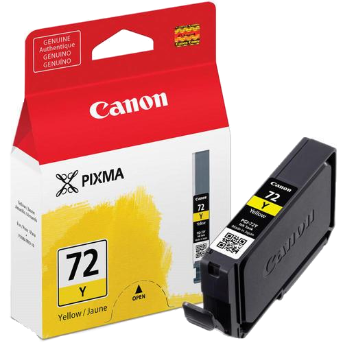 Canon® – Cartouche d'encre jaune PGI-72Y, rendement standard (6406B002) - S.O.S Cartouches inc.