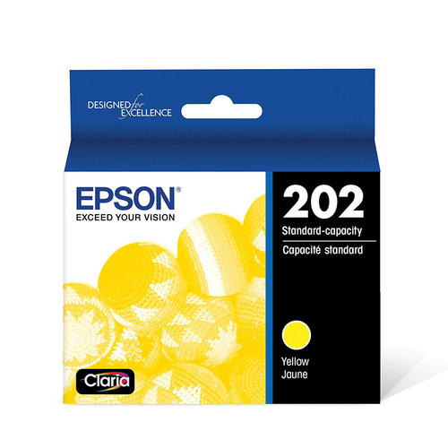 Epson® – Cartouche d'encre 202 jaune rendement standard (T202420) - S.O.S Cartouches inc.