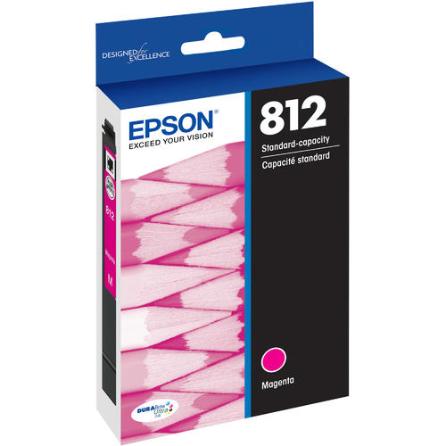 Epson® - 812 magenta standard yield ink cartridge (T812320)