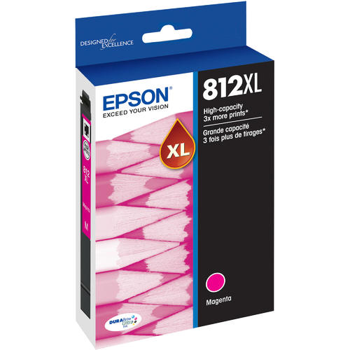 Epson® – Cartouche d'encre 812XL magenta rendement élevé (T812XL320)