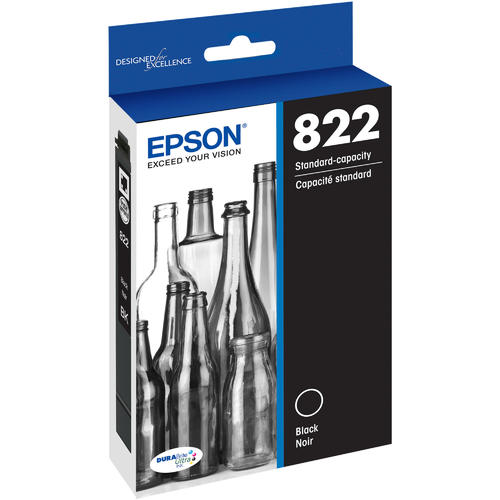 Epson® – Cartouche d'encre 822 noir rendement standard (T822120)