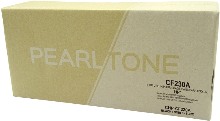 Pearltone® – Cartouche toner 30A noire rendement standard (CF230A) – Modèle économique. - S.O.S Cartouches inc.