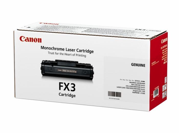 Canon® – Cartouche de toner noire FX-3, rendement standard (1557A011) - S.O.S Cartouches inc.