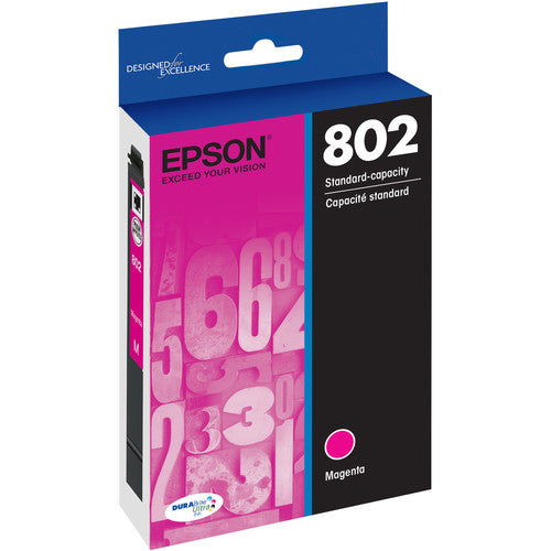 Epson® – Cartouche d'encre 802 magenta rendement standard (T802320) - S.O.S Cartouches inc.