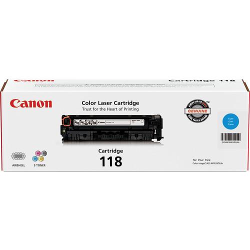 Canon® – Cartouche de toner 118 cyan (2661B001) - S.O.S Cartouches inc.