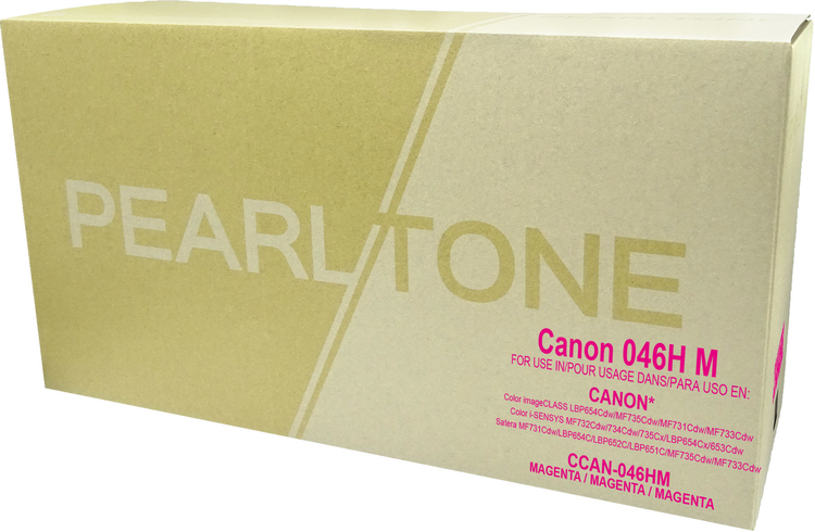 Pearltone® – Cartouche toner 046H magenta rendement élevé (1252C001) – Modèle économique. - S.O.S Cartouches inc.