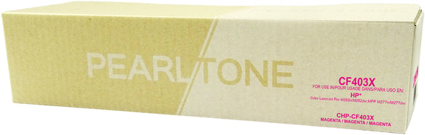 Pearltone® – Cartouche toner 201X magenta rendement élevé (CF403X) – Modèle économique. - S.O.S Cartouches inc.