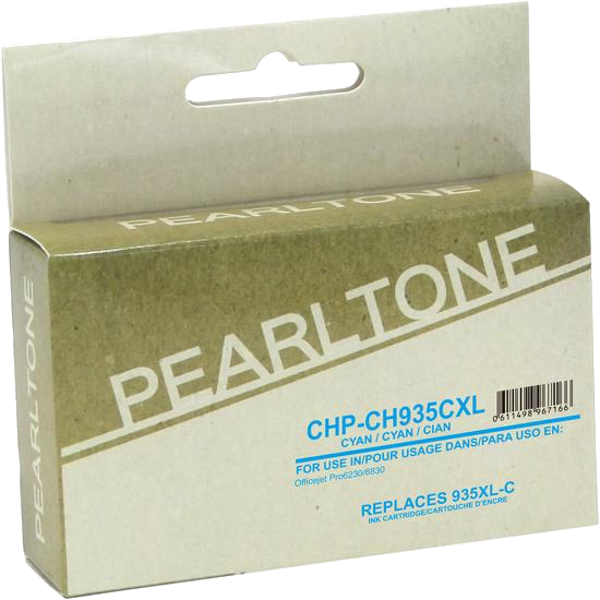 Pearltone® – Cartouche d'encre 935XL cyan rendement élevé (C2P24AN) – Modèle économique. - S.O.S Cartouches inc.