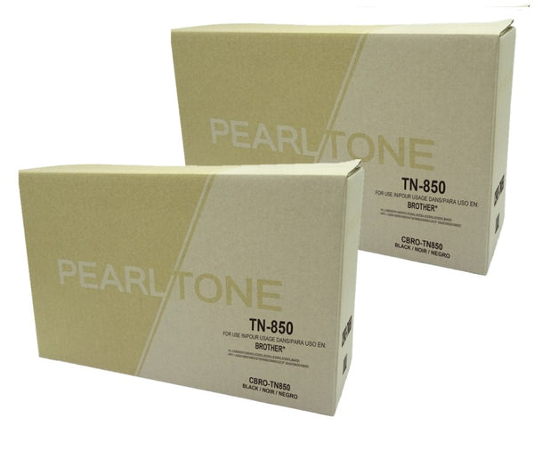 Pearltone® – Cartouche toner TN-850 noire rendement élevé paq.2 (TN850BK2) – Modèle économique. - S.O.S Cartouches inc.