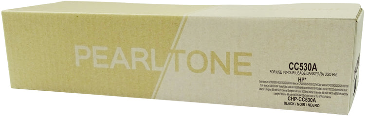 Pearltone® – Cartouche toner 530A noire rendement standard (CC304A) – Modèle économique. - S.O.S Cartouches inc.