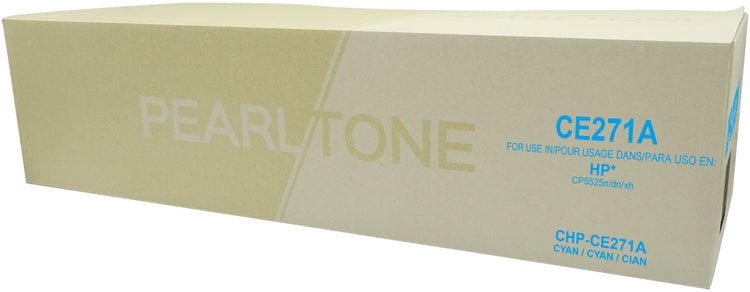 Pearltone® – Cartouche toner 605A cyan rendement standard (CE271A) – Modèle économique. - S.O.S Cartouches inc.