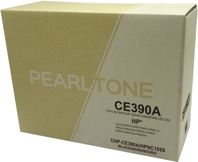 Pearltone® – Cartouche toner 90A noire rendement standard (CE390A) – Modèle économique. - S.O.S Cartouches inc.