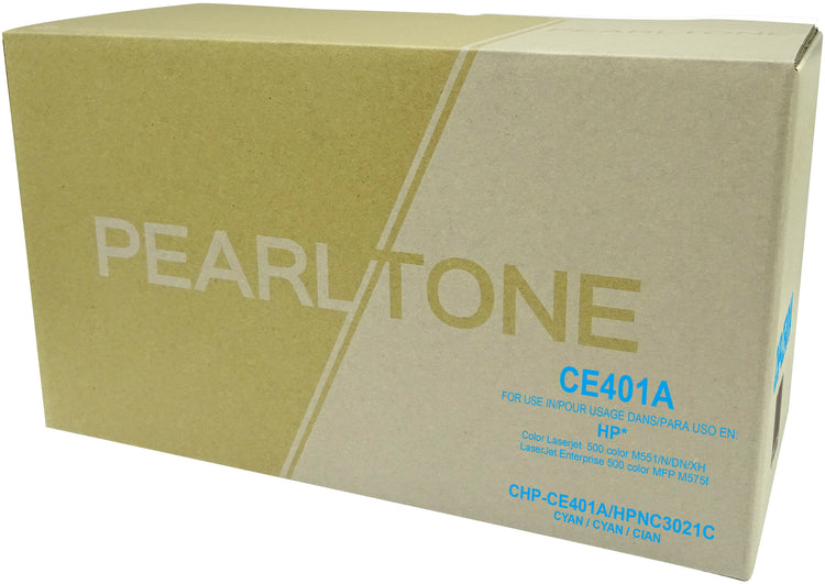 Pearltone® – Cartouche toner 507A cyan rendement standard (CE401A) – Modèle économique. - S.O.S Cartouches inc.