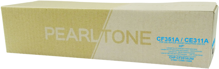 Pearltone® – Cartouche toner 130A cyan rendement standard (CF351A) – Modèle économique. - S.O.S Cartouches inc.