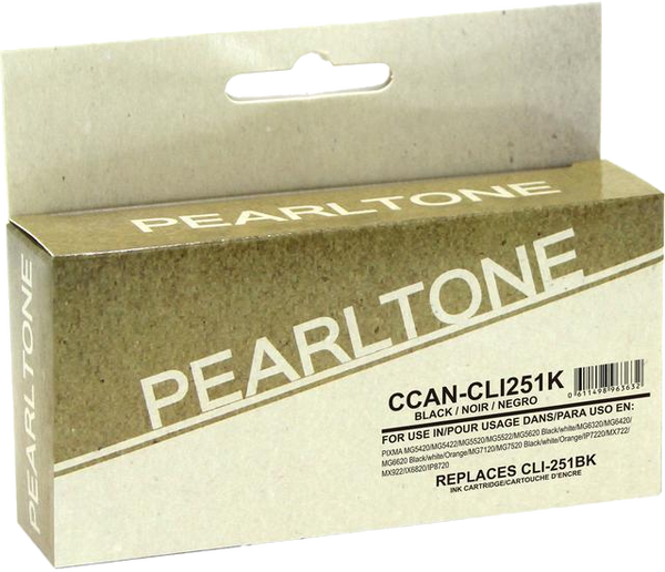 Pearltone® – Cartouche d'encre CLI-251XL noire rendement élevé (6448B00) – Modèle économique. - S.O.S Cartouches inc.
