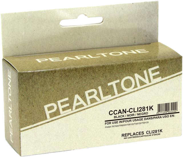 Pearltone® – Cartouche d'encre CLI-281XL noire rendement élevé (1983C001) – Modèle économique. - S.O.S Cartouches inc.
