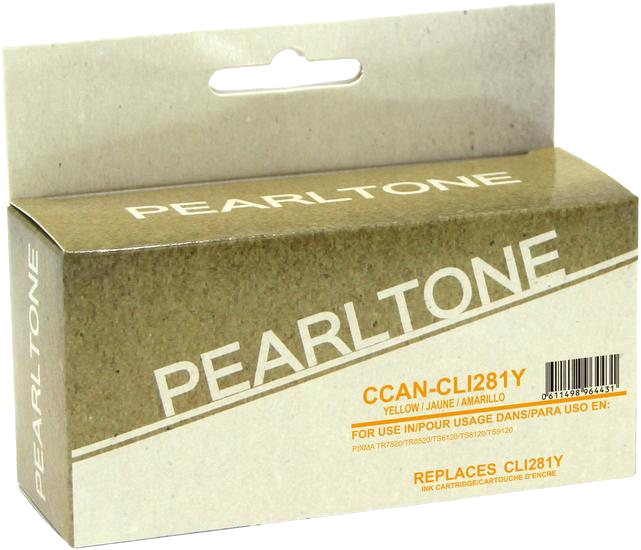 Pearltone® – Cartouche d'encre CLI-281XL jaune rendement élevé (1982C001) – Modèle économique. - S.O.S Cartouches inc.