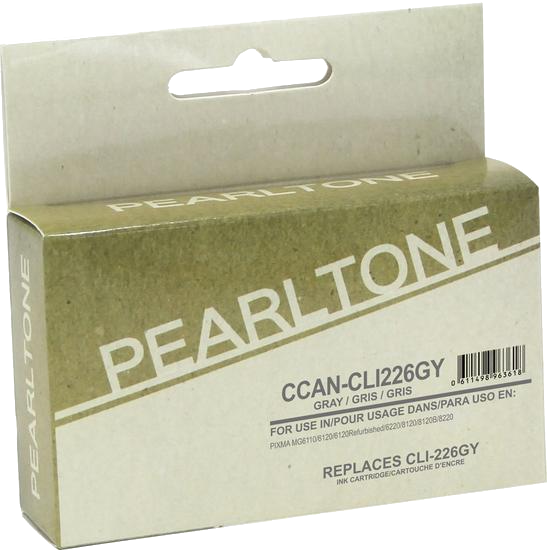 Pearltone® – Cartouche d'encre CLI-226 gris rendement élevé (4550B001AA) – Modèle économique. - S.O.S Cartouches inc.