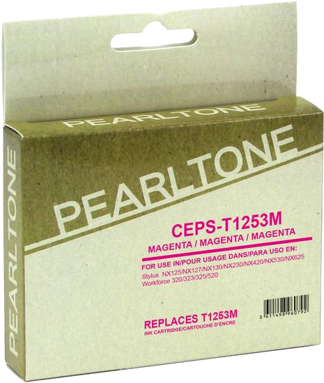 Pearltone® – Cartouche d'encre 125 magenta rendement standard (T125320) – Modèle économique. - S.O.S Cartouches inc.
