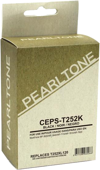 Pearltone® – Cartouche d'encre 252XL noire rendement élevé (T252XL120) – Modèle économique. - S.O.S Cartouches inc.