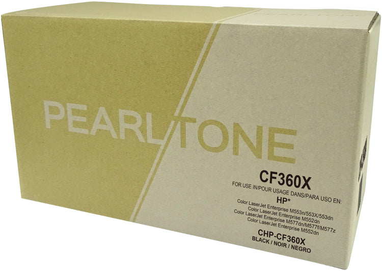Pearltone® – Cartouche toner 508X noire rendement élevé (CF360X) – Modèle économique. - S.O.S Cartouches inc.