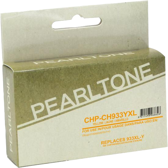 Pearltone® – Cartouche d'encre 933XL jaune rendement élevé (CN056AN) – Modèle économique. - S.O.S Cartouches inc.