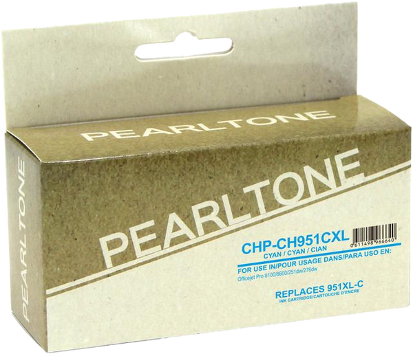 Pearltone® – Cartouche d'encre 951XL cyan rendement élevé (CN046AN) – Modèle économique. - S.O.S Cartouches inc.