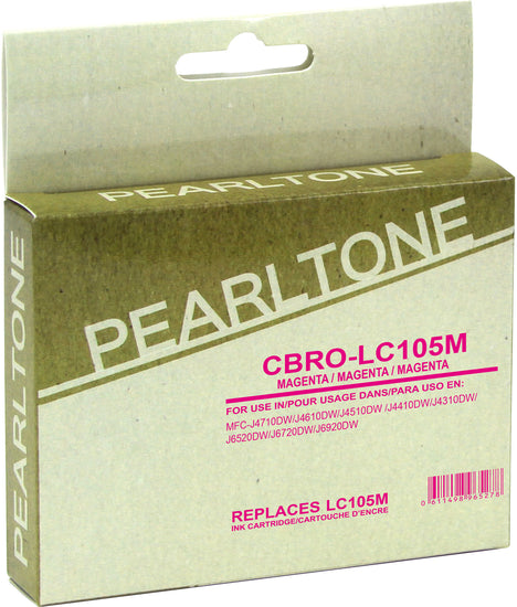 Pearltone® – Cartouche d'encre LC-105 magenta rendement très élevé (LC105M) – Modèle économique. - S.O.S Cartouches inc.