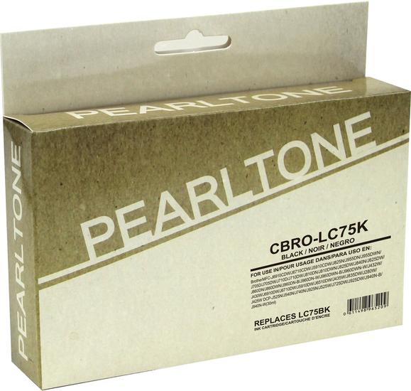 Pearltone® – Cartouche d'encre LC-75 noire rendement élevé (LC75BK) – Modèle économique. - S.O.S Cartouches inc.