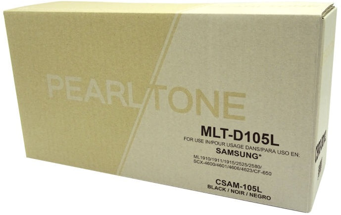 Pearltone® – Cartouche toner MLT-D105L noire rendement élevé (MLTD105L) – Modèle économique. - S.O.S Cartouches inc.