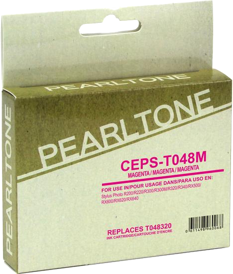 Pearltone® – Cartouche d'encre 48 magenta rendement élevé (T048320) – Modèle économique. - S.O.S Cartouches inc.