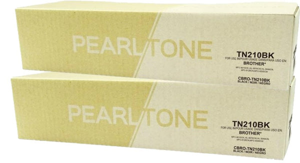 Pearltone® – Cartouche toner TN-210 noire rendement standard paq.2 (TN210BK2) – Modèle économique. - S.O.S Cartouches inc.
