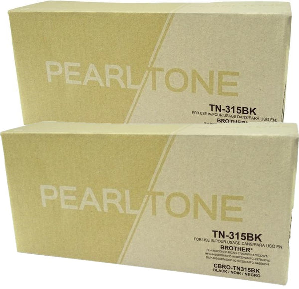 Pearltone® – Cartouche toner TN-315 noire rendement élevé paq.2 (TN315BK2) – Modèle économique. - S.O.S Cartouches inc.