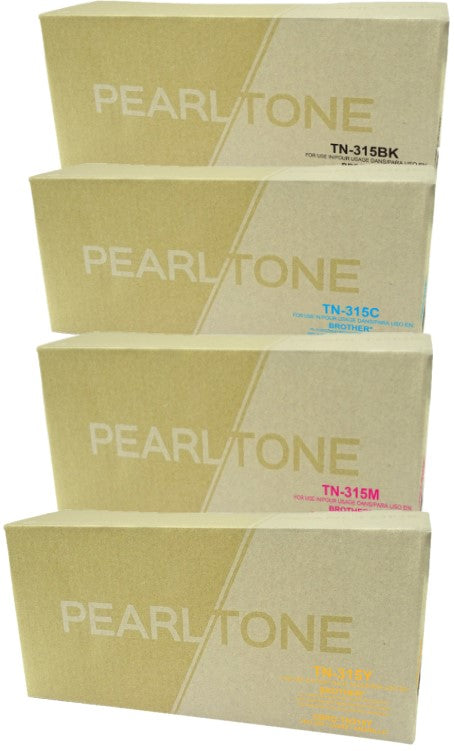 Pearltone® – Cartouche toner TN-315 BK/C/M/Y rendement élevé paq.4 (TN315CL4) – Modèle économique. - S.O.S Cartouches inc.