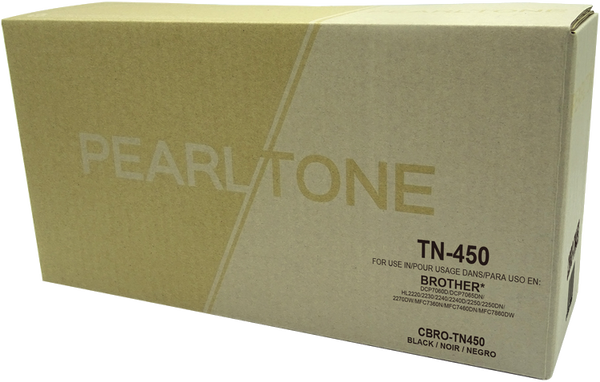 Pearltone® – Cartouche toner TN-450 noire rendement élevé (TN450BK) – Modèle économique. - S.O.S Cartouches inc.