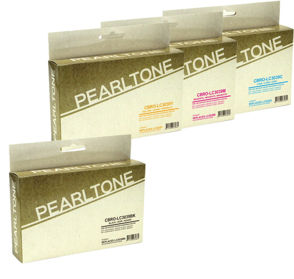Pearltone® – Cartouche d'encre LC-3039 BK/C/M/Y rendement élevé paq.4 (LC3039CL4) – Modèle économique. - S.O.S Cartouches inc.