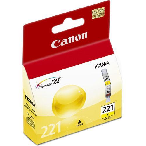 Canon® – Cartouche de toner CLI-221 jaune rendement standard (2949B001) - S.O.S Cartouches inc.
