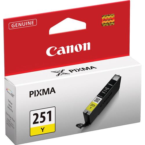 Canon® – Cartouche de toner CLI-251 jaune rendement standard (6516B001) - S.O.S Cartouches inc.